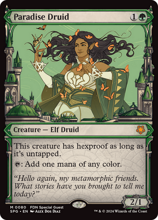Paradise Druid (Showcase) [Foundations Special Guests] Foil