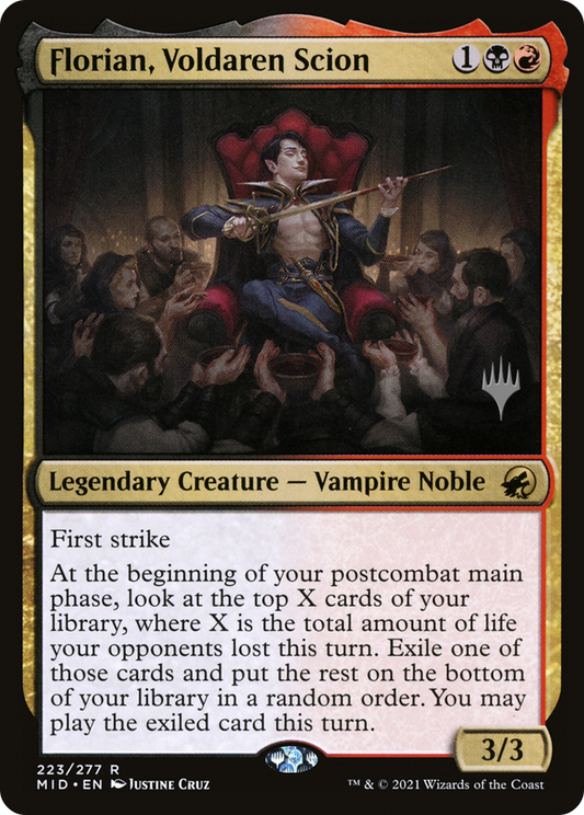 Florian, Voldaren Scion (Promo Pack) [Innistrad: Midnight Hunt Promos]