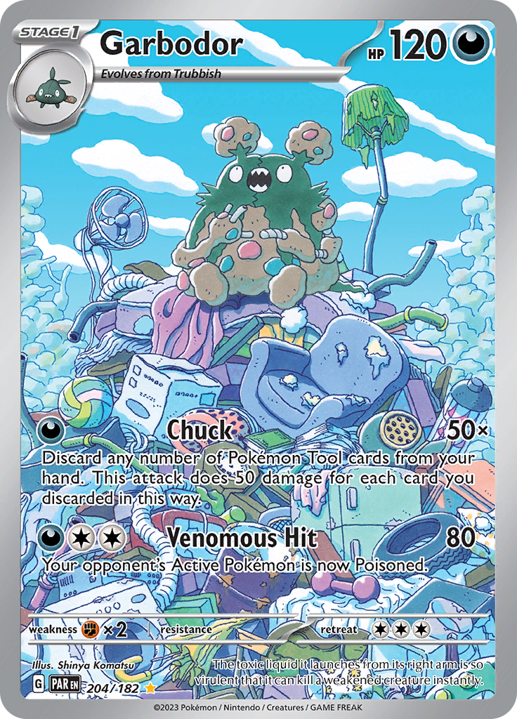 Garbodor (204/182) [Scarlet & Violet: Paradox Rift] | Silver Goblin