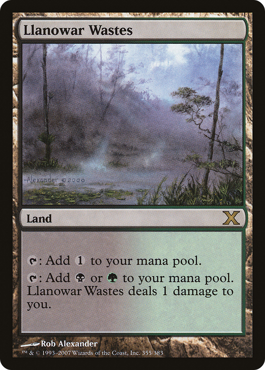 Llanowar Wastes [Tenth Edition] Foil