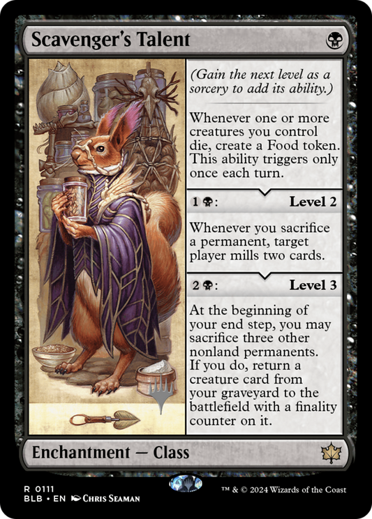 Scavenger's Talent (Promo Pack) [Bloomburrow Promos]
