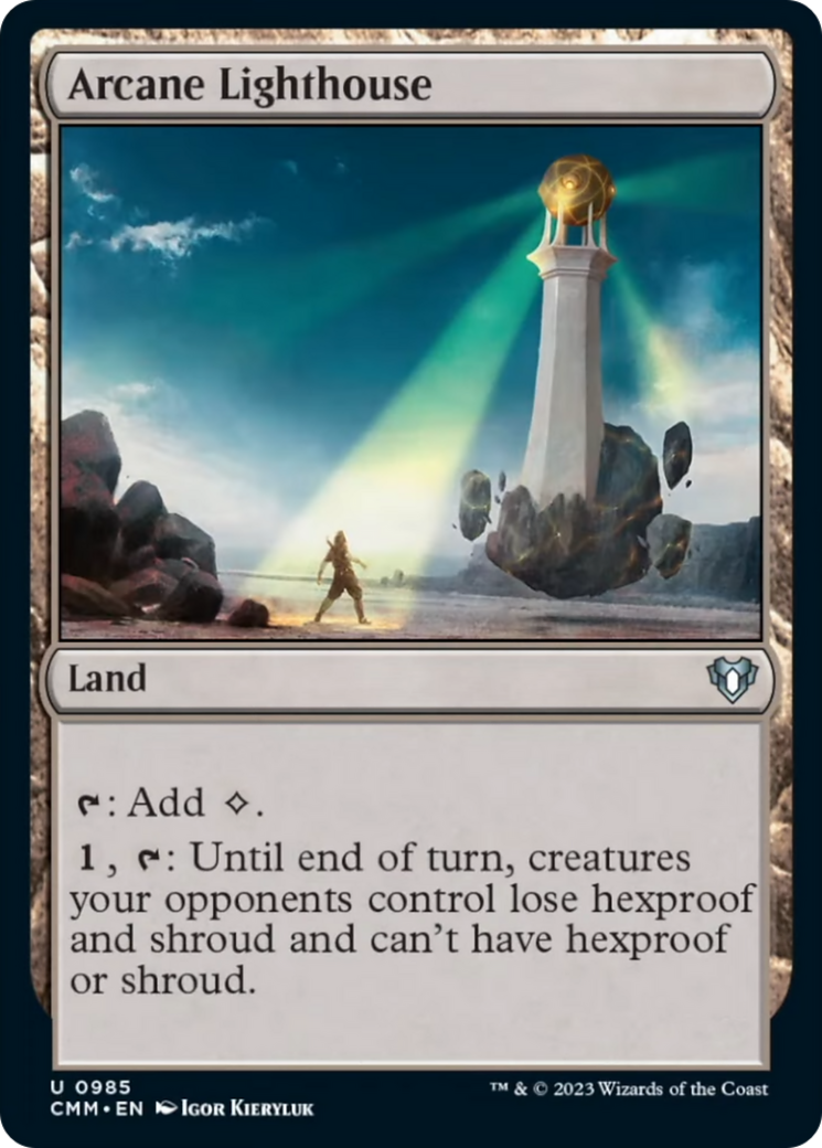 Arcane Lighthouse [Commander Masters] | Silver Goblin