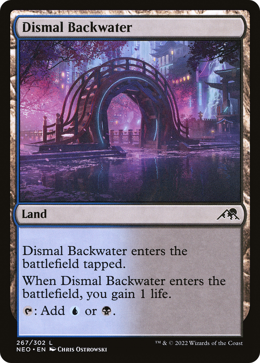 Dismal Backwater [Kamigawa: Neon Dynasty] Foil