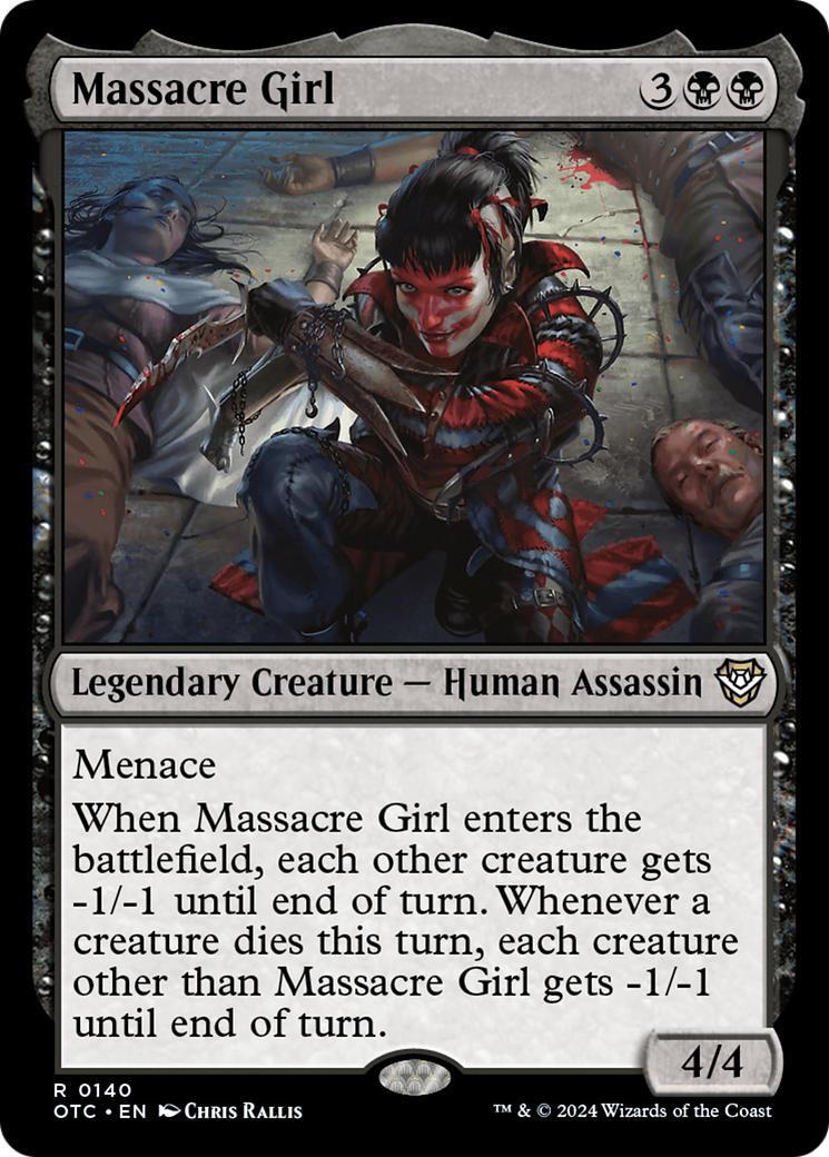 Massacre Girl [Outlaws of Thunder Junction Commander] | Silver Goblin