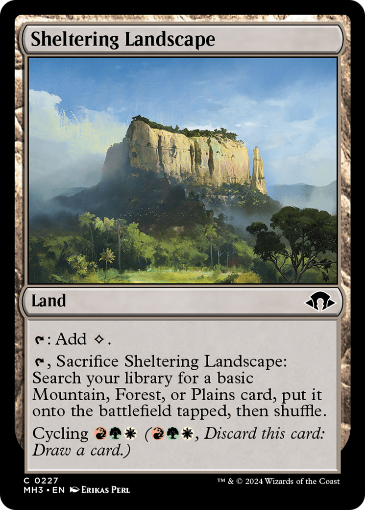 Sheltering Landscape [Modern Horizons 3] | Silver Goblin