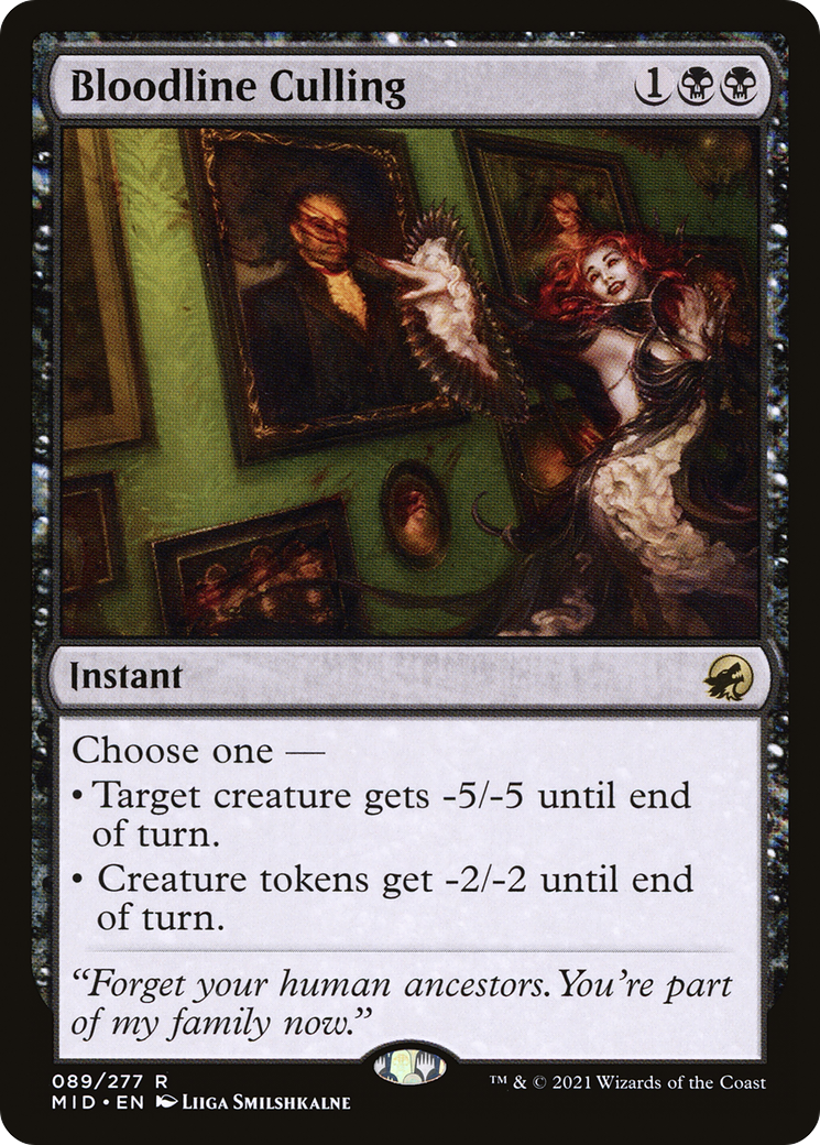 Bloodline Culling [Innistrad: Midnight Hunt] Foil