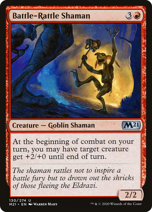 Battle-Rattle Shaman [Core Set 2021] Foil