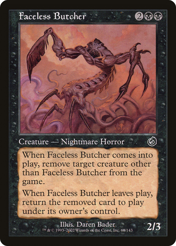 Faceless Butcher (060) Foil - Torment