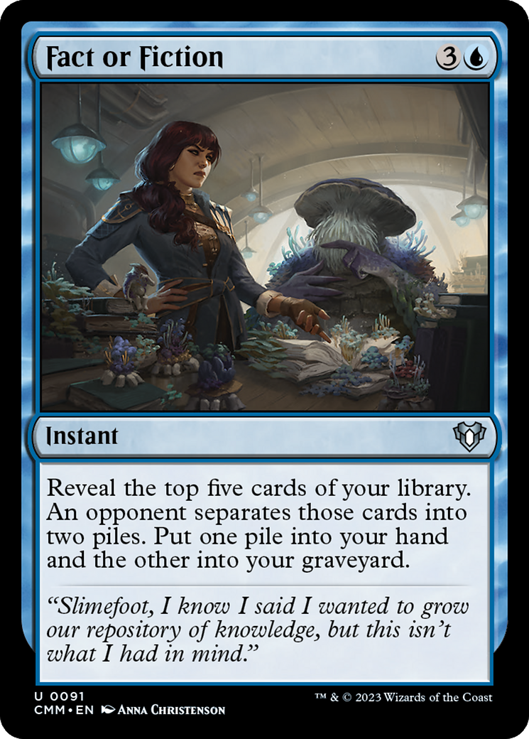 Fact or Fiction (091) Foil - Commander Masters