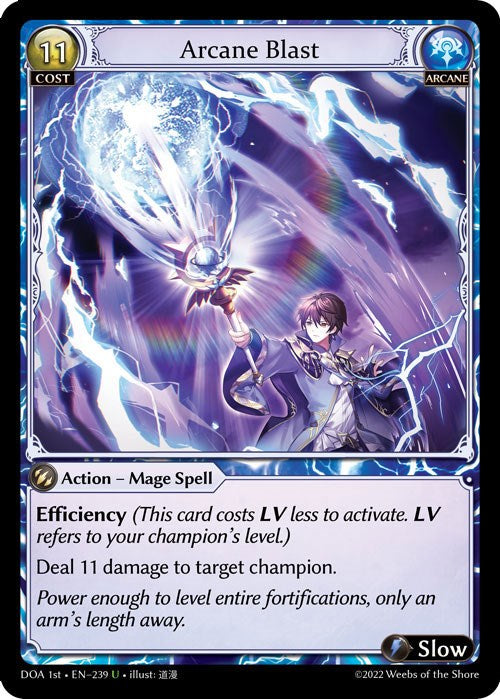 Arcane Blast (239) [Dawn of Ashes: 1st Edition] Foil