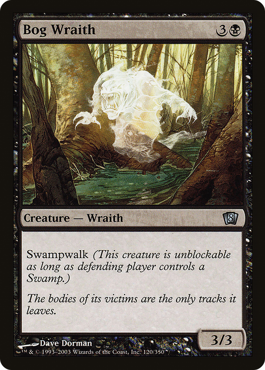 Bog Wraith (120★) Foil - Eighth Edition