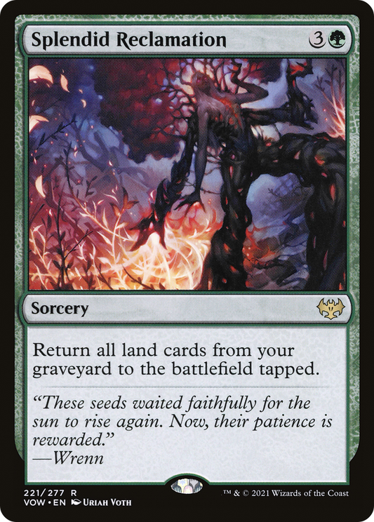 Splendid Reclamation (221) Foil - Innistrad: Crimson Vow