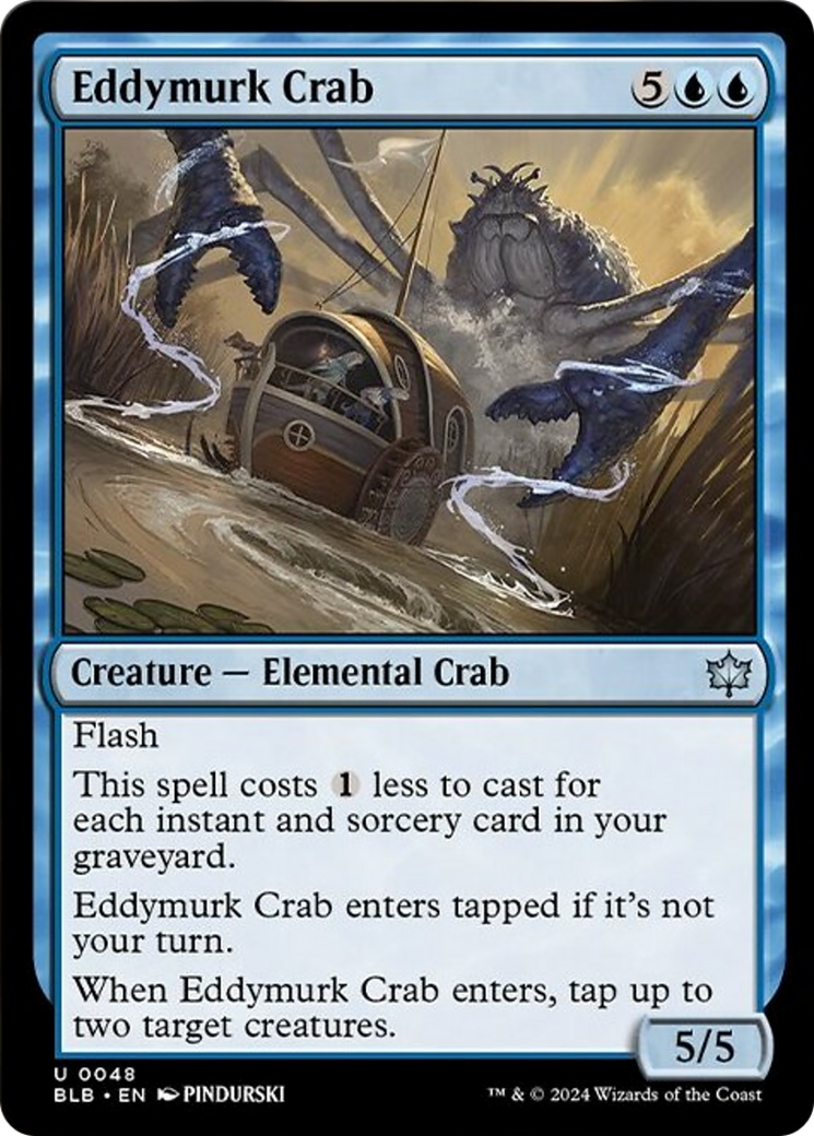 Eddymurk Crab [Bloomburrow] | Silver Goblin