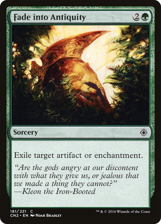 Fade into Antiquity (181) Foil - Conspiracy: Take the Crown