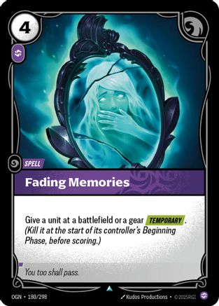 Fading Memories (180) - Origins