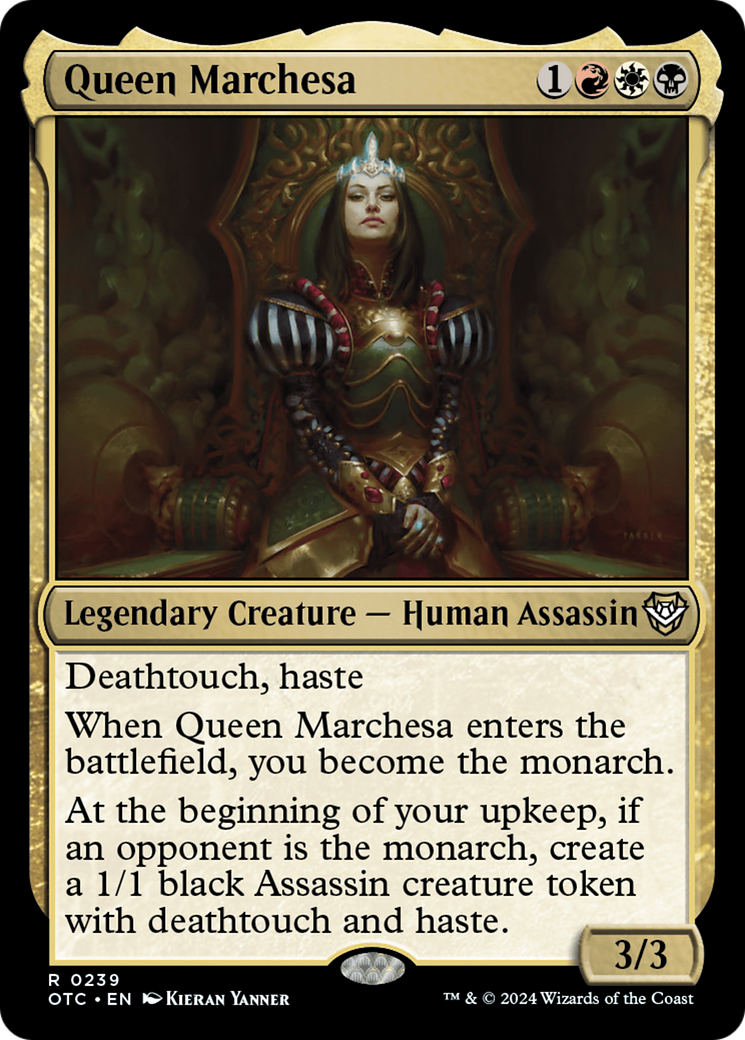 Queen Marchesa [Outlaws of Thunder Junction Commander] | Silver Goblin