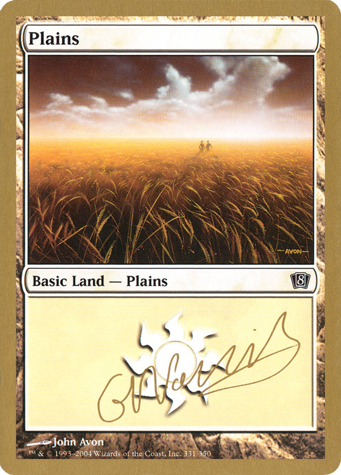 Plains (gn331) (Gabriel Nassif) [World Championship Decks 2004] | Silver Goblin
