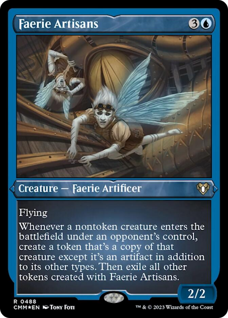 Faerie Artisans (488) Etched Foil - Commander Masters