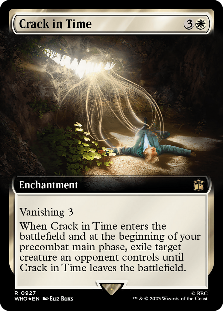 Crack in Time (Extended Art) (Surge Foil) [Doctor Who] | Silver Goblin