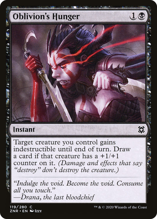 Oblivion's Hunger [Zendikar Rising] Foil