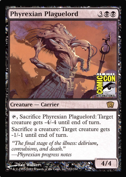 Phyrexian Plaguelord (San Diego Comic Con Oversized) [Oversize Cards] | Silver Goblin