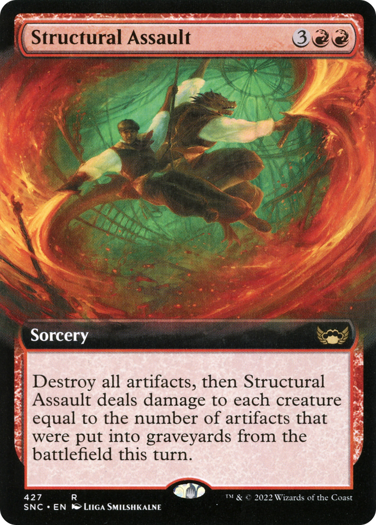 Structural Assault (Extended Art) (427) Foil - Streets of New Capenna