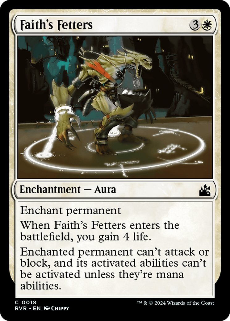 Faith's Fetters (018) Foil - Ravnica Remastered