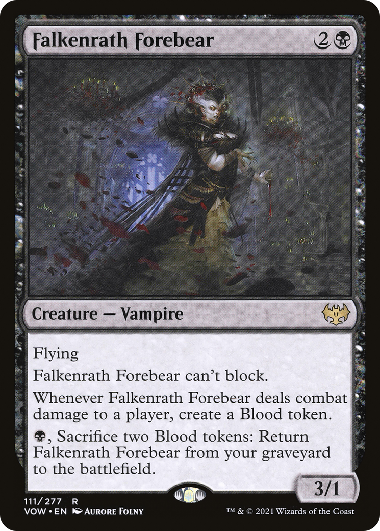 Falkenrath Forebear (111) - Innistrad: Crimson Vow Foil