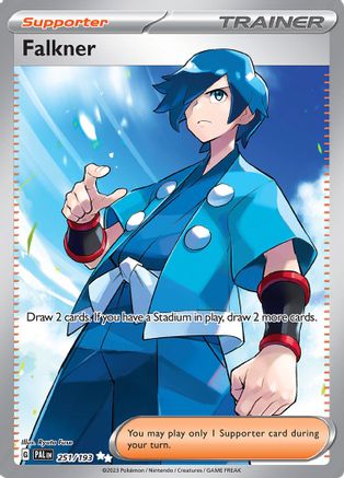 Falkner (Full Art) (251) Holofoil - Paldea Evolved