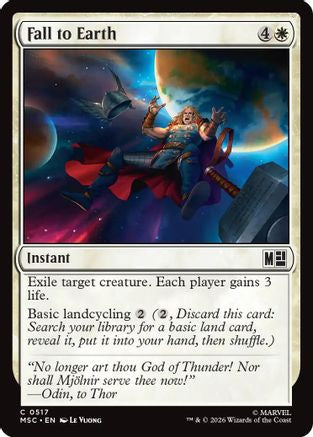 Fall to Earth (517) Foil - Commander: Marvel Super Heroes