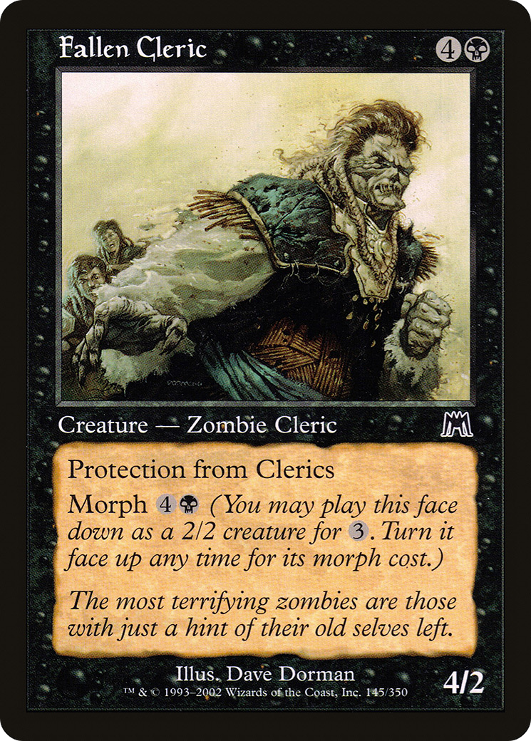Fallen Cleric (145) Foil - Onslaught
