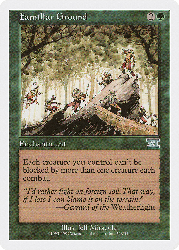 Familiar Ground (228) - Classic Sixth Edition
