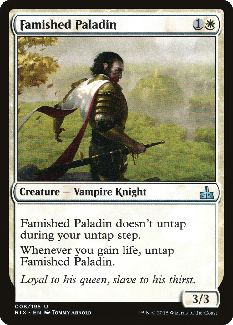 Famished Paladin (008) - Rivals of Ixalan Foil