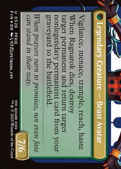 Fang, Fearless l'Cie (Borderless) (526) Surge Foil - FINAL FANTASY