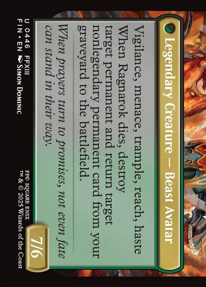 Fang, Fearless l'Cie (Extended Art) (446) - FINAL FANTASY