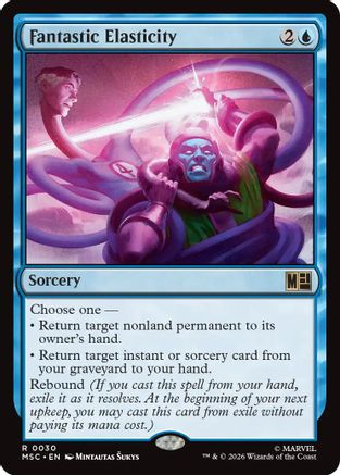 Fantastic Elasticity (030) Surge Foil - Commander: Marvel Super Heroes