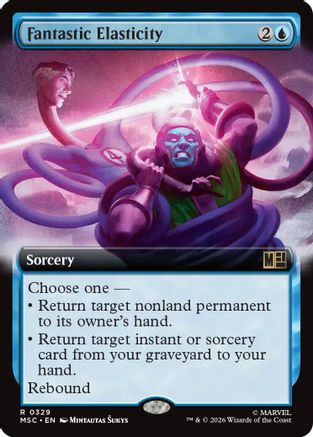 Fantastic Elasticity (Extended Art) (329) - Commander: Marvel Super Heroes