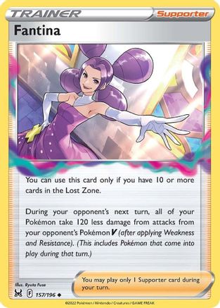 Fantina (157) Reverse Holofoil - Lost Origin