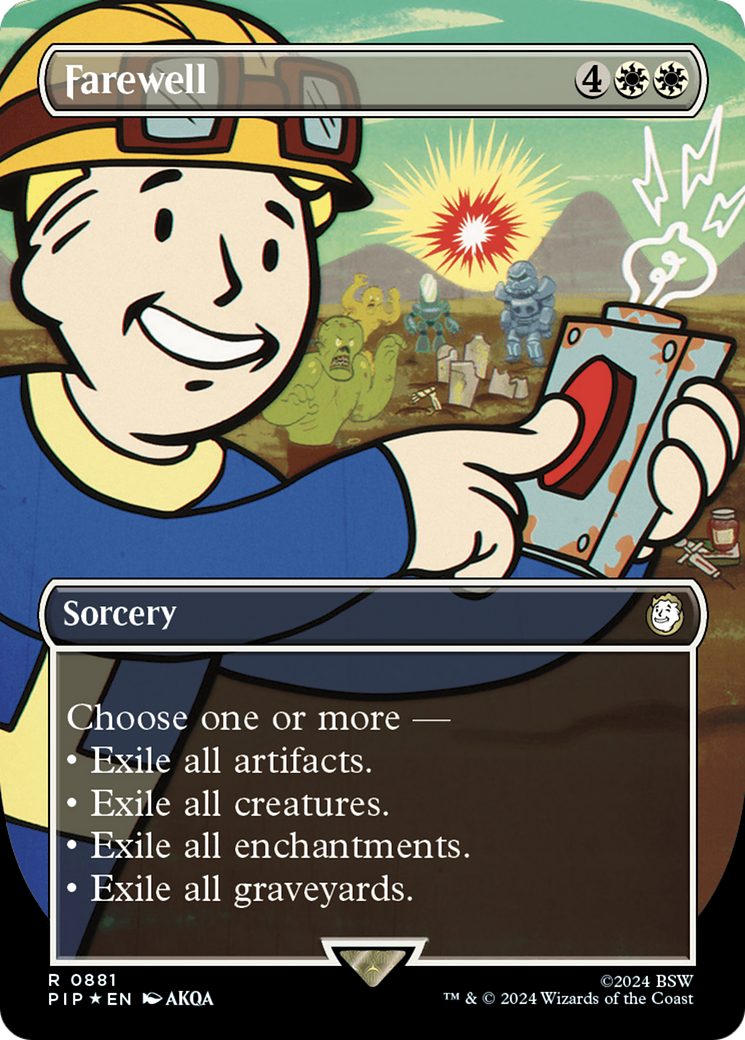 Farewell (Borderless) (881) Surge Foil - Fallout