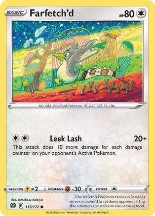 Farfetch'd (115) Reverse Holofoil - Brilliant Stars