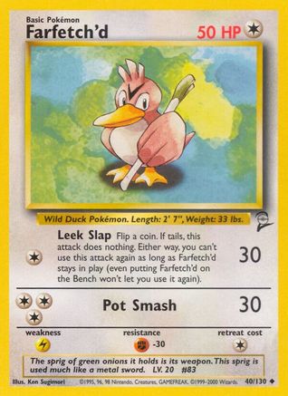Farfetch'd (40) - Base Set 2