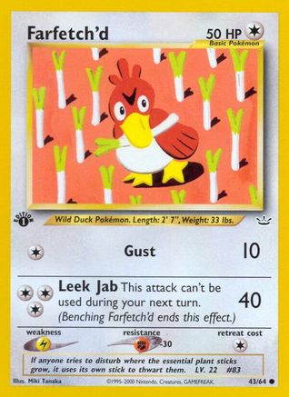 Farfetch'd (43) (1st Edition) - Neo Revelation
