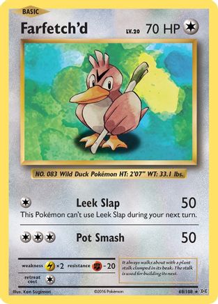 Farfetch'd (68) Reverse Holofoil - Evolutions