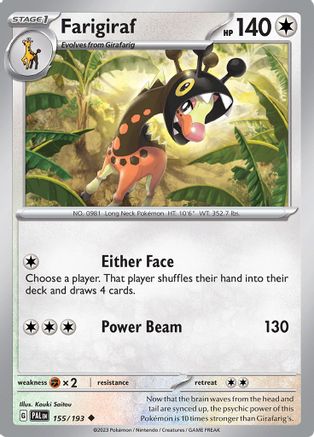 Farigiraf (155) - Paldea Evolved