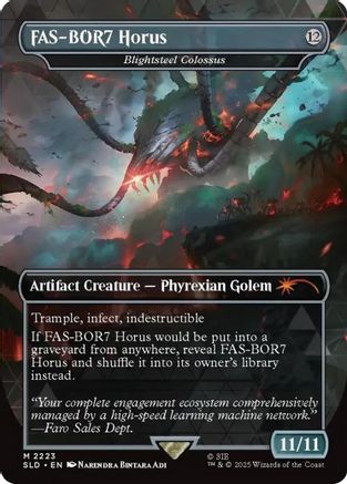 FAS-BOR7 Horus – Blightsteel Colossus (2223) - Secret Lair Drop Series