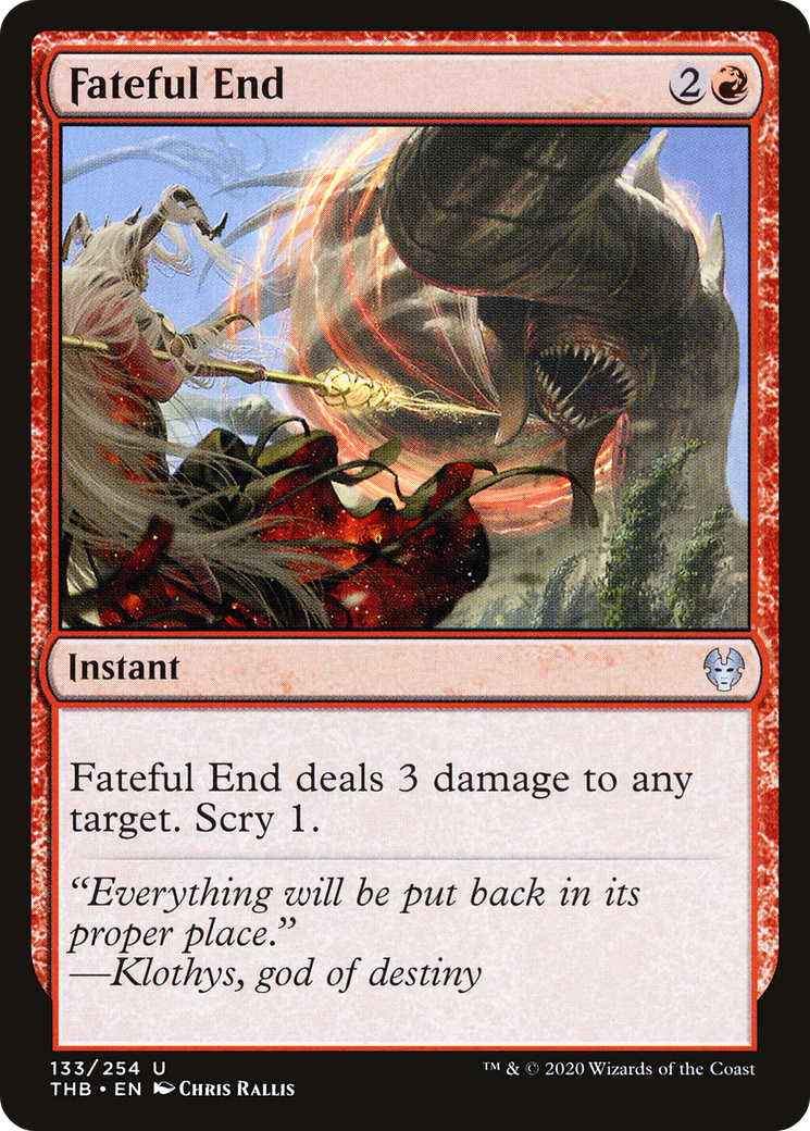 Fateful End (133) - Theros Beyond Death Foil