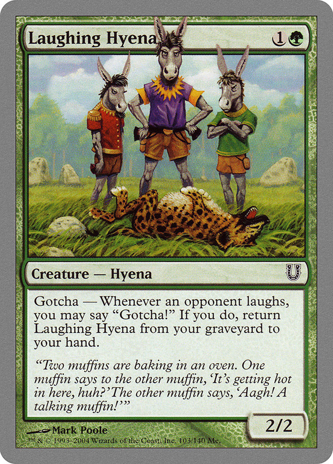 Laughing Hyena [Unhinged] Foil