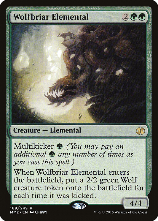 Wolfbriar Elemental [Modern Masters 2015] Foil