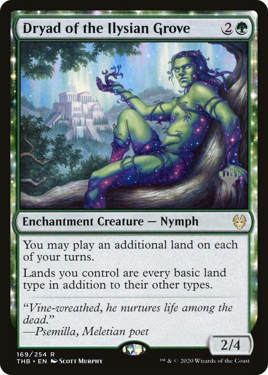 Dryad of the Ilysian Grove (Promo Pack) [Theros Beyond Death Promos] Foil