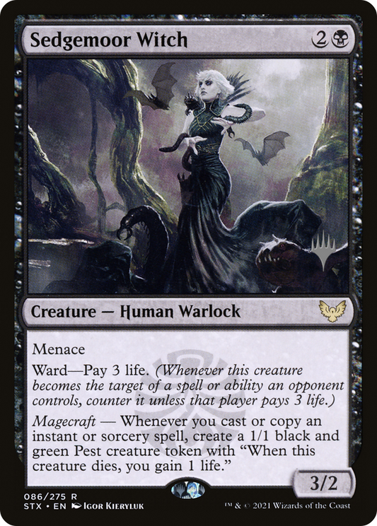 Sedgemoor Witch (Promo Pack) [Strixhaven: School of Mages Promos] Foil